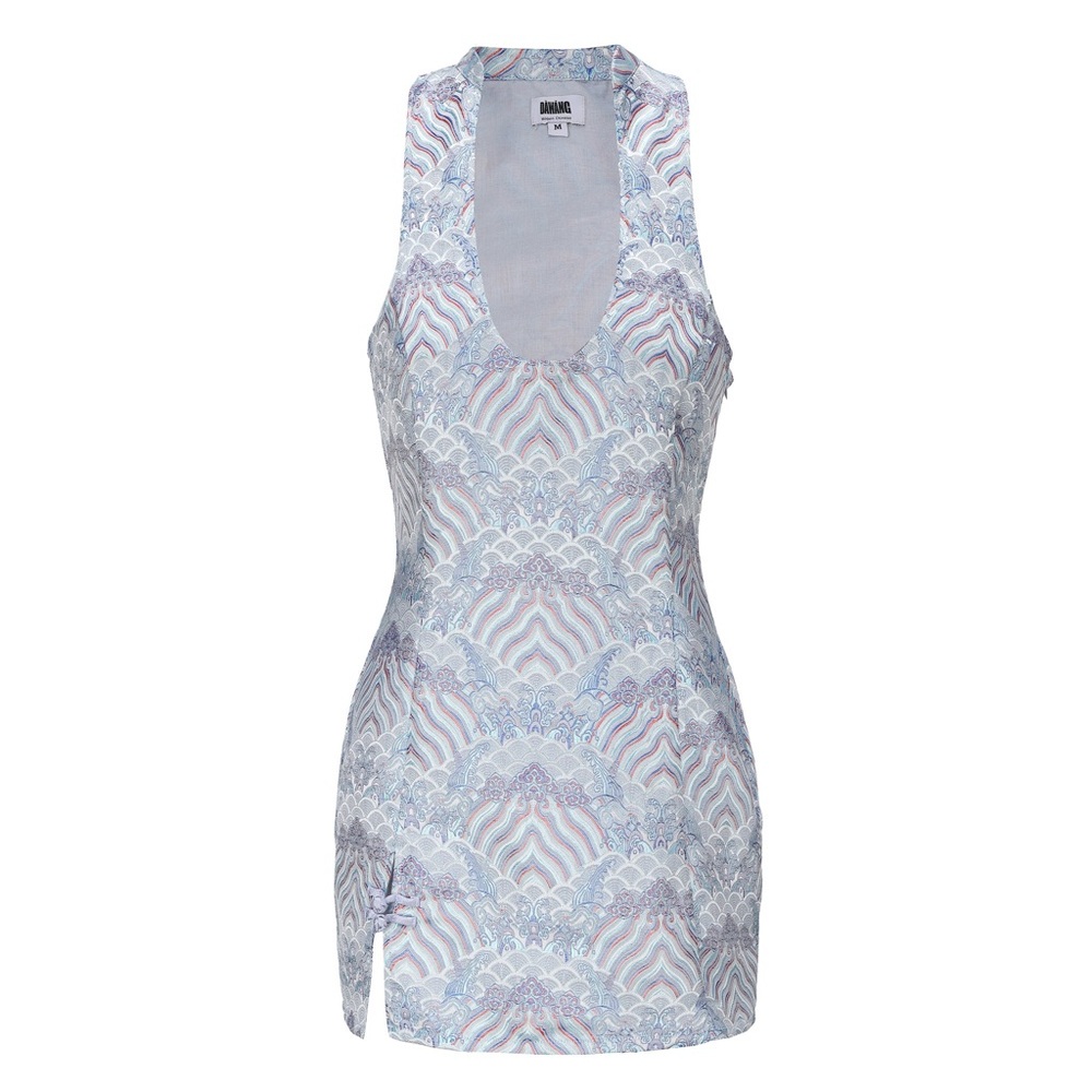 DAWANG Hua Sleeveless Brocade Mini Dress NWT